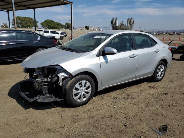 TOYOTA COROLLA L 2018 with VIN 5YFBURHE1JP750645 - Photo from auction