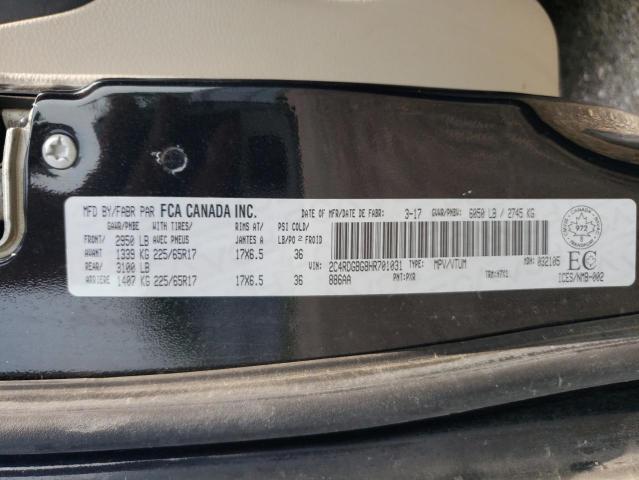 Photo 14 from auction – 2017 DODGE GRAND CARA with VIN 2C4RDGBG8HR701031