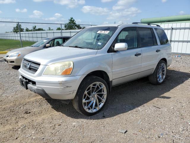 HONDA PILOT EX 2004 with VIN 2HKYF184X4H502358 - Photo from auction