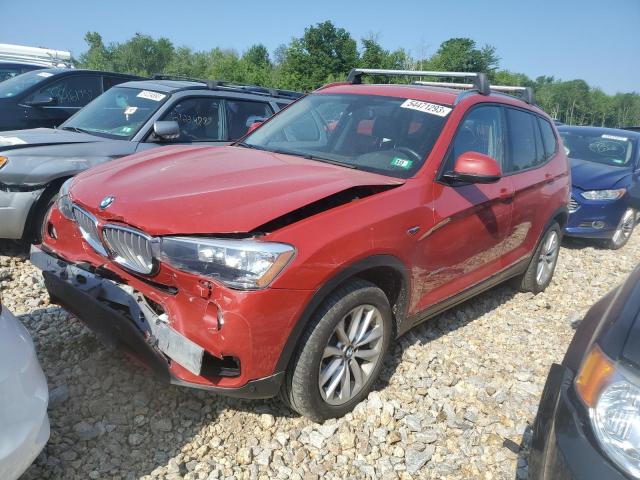 BMW X3 XDRIVE2 2016 with VIN 5UXWX9C55G0D78943 - Photo from auction