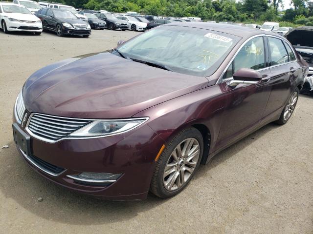LINCOLN MKZ 2013 with VIN 3LN6L2G96DR810834 - Photo from auction