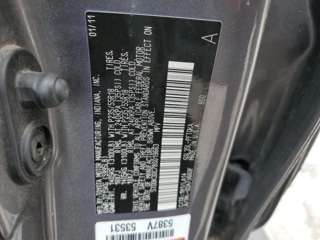 Photo 14 from auction – 2011 TOYOTA SIENNA XLE with VIN 5TDDK3DC7BS019663