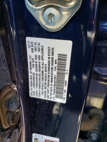 Photo 14 from auction – 2018 HONDA CR-V EX with VIN 7FARW1H59JE012571