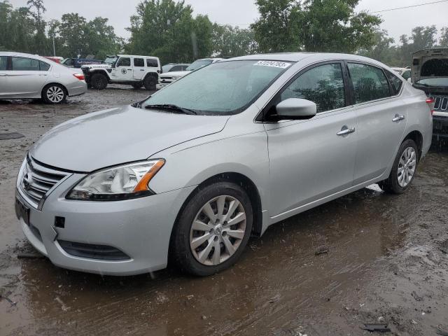 NISSAN SENTRA S 2013 with VIN 1N4AB7AP8DN906317 - Photo from auction