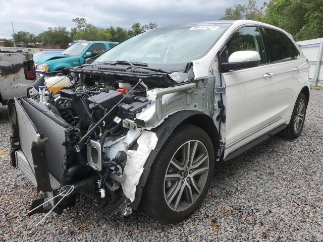 FORD EDGE TITAN 2019 with VIN 2FMPK3K92KBC57941 - Photo from auction