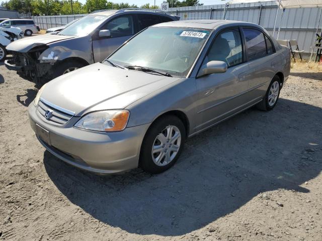 HONDA CIVIC EX 2003 with VIN 2HGES26713H524114 - Photo from auction