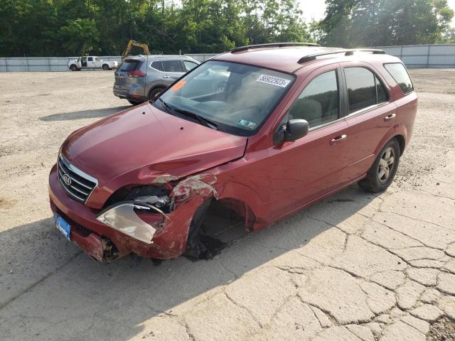 KIA SORENTO EX 2008 with VIN KNDJD735185812155 - Photo from auction