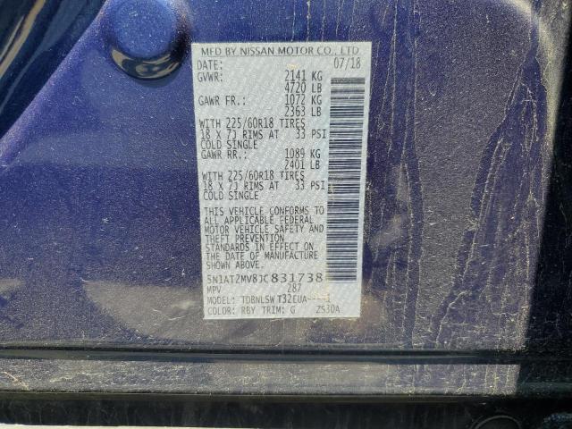 Photo 14 from auction – 2018 NISSAN ROGUE S with VIN 5N1AT2MV8JC831738