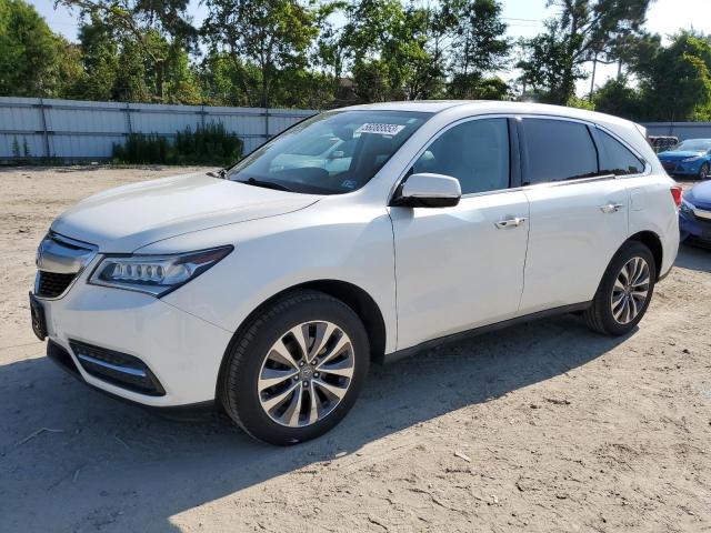 ACURA MDX TECHNO 2014 with VIN 5FRYD4H48EB013558 - Photo from auction