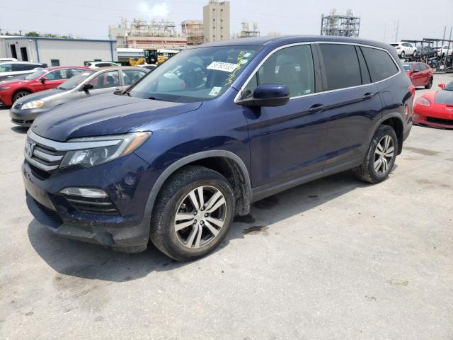HONDA PILOT EX 2018 with VIN 5FNYF5H32JB000369 - Photo from auction