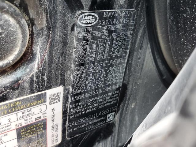 Photo 14 from auction – 2020 LAND ROVER RANGE ROVE with VIN SALYK2FV1LA263102