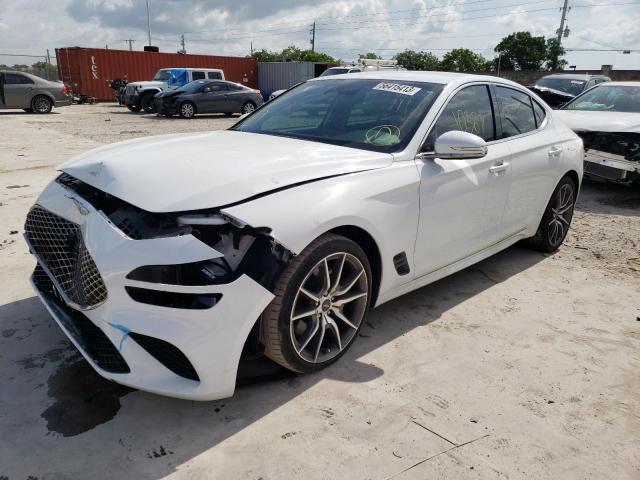 GENESIS G70 BASE 2022 with VIN KMTG54TE6NU081568 - Photo from auction