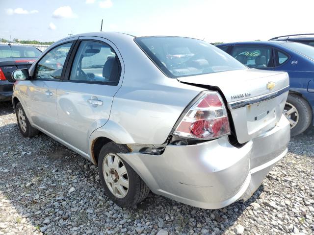 Photo 2 from auction – 2009 CHEVROLET AVEO LS with VIN KL1TD56E59B387185