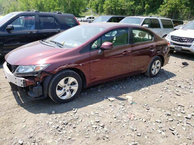 HONDA CIVIC LX 2013 with VIN 19XFB2E57DE068796 - Photo from auction
