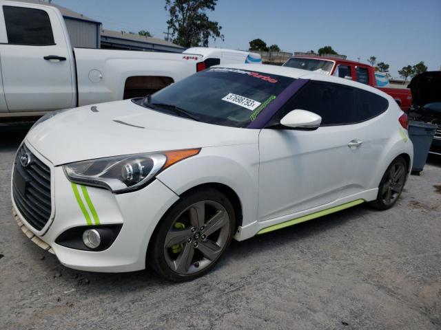 HYUNDAI VELOSTER T 2013 with VIN KMHTC6AE2DU162577 - Photo from auction
