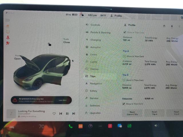 Photo 9 from auction – 2021 TESLA MODEL Y with VIN 5YJYGDEE4MF067363
