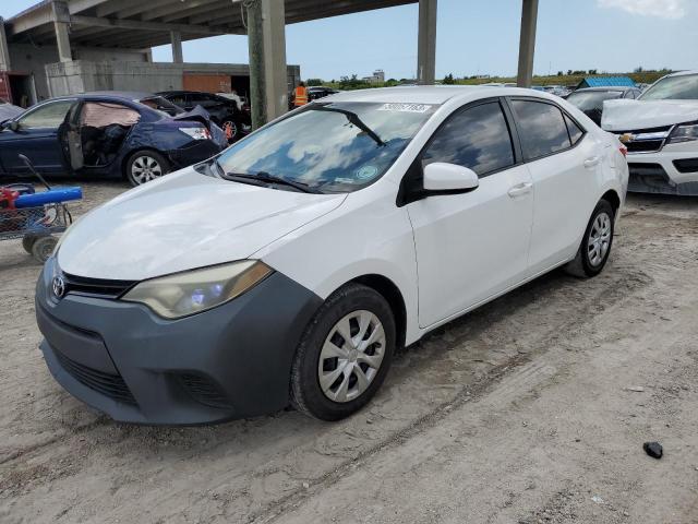 TOYOTA COROLLA L 2015 with VIN 2T1BURHEXFC336027 - Photo from auction