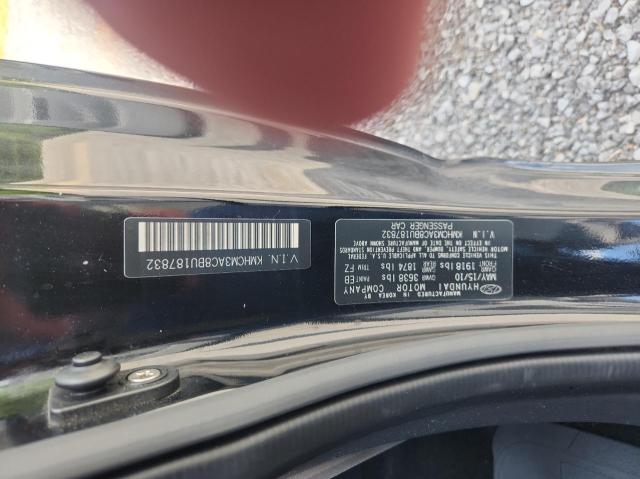 Photo 10 from auction – 2011 HYUNDAI ACCENT GL with VIN KMHCM3AC8BU187832