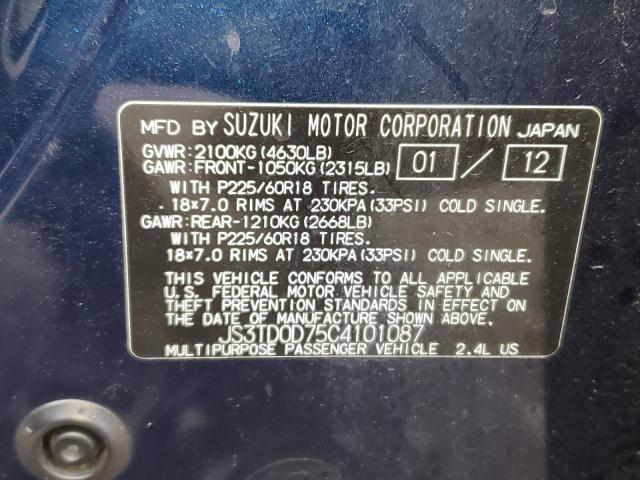 Photo 14 from auction – 2012 SUZUKI GRAND VITA with VIN JS3TD0D75C4101087