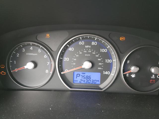 Photo 9 from auction – 2010 HYUNDAI SANTA FE G with VIN 5NMSG3AB6AH338445