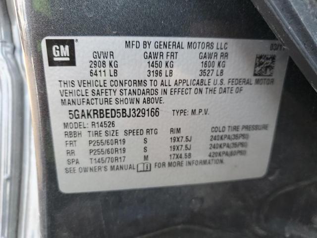 Photo 14 from auction – 2011 BUICK ENCLAVE CX with VIN 5GAKRBED5BJ329166
