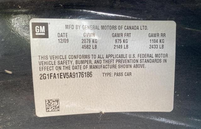Photo 10 from auction – 2010 CHEVROLET CAMARO LS with VIN 2G1FA1EV5A9176186