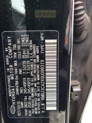 Photo 14 from auction – 2016 HYUNDAI TUCSON LIM with VIN KM8J3CA2XGU098319
