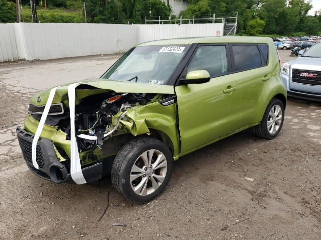 KIA SOUL + 2015 с VIN KNDJP3A57F7751155 - Снимка от търг