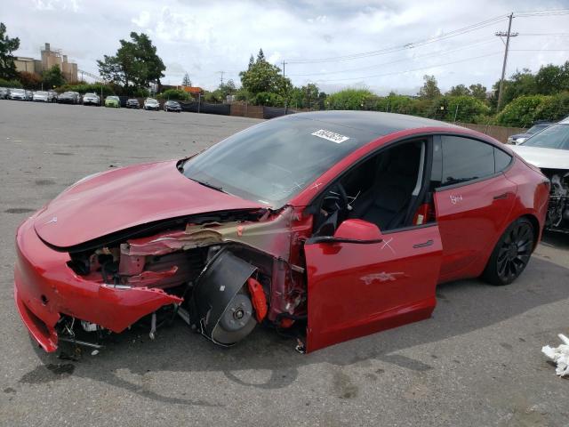 TESLA MODEL 3 2022 with VIN 5YJ3E1EC2NF169579 - Photo from auction