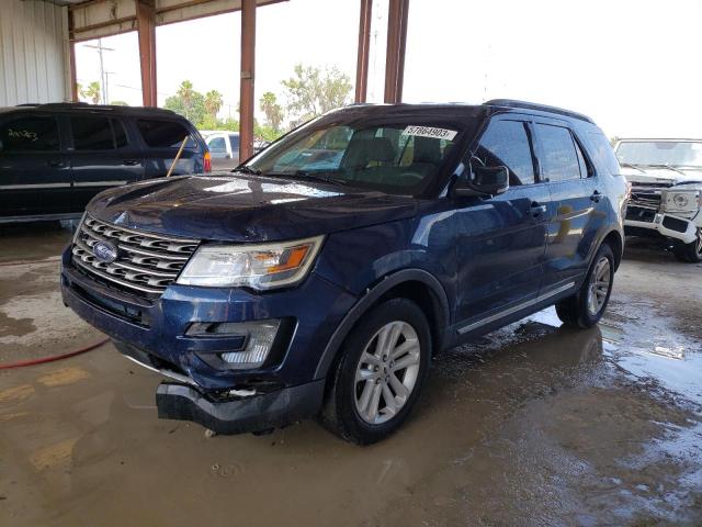 FORD EXPLORER X 2017 with VIN 1FM5K7D80HGA55233 - Photo from auction