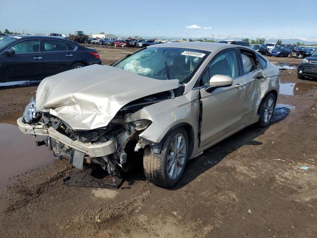 FORD FUSION SE 2017 with VIN 3FA6P0HD8HR294505 - Photo from auction