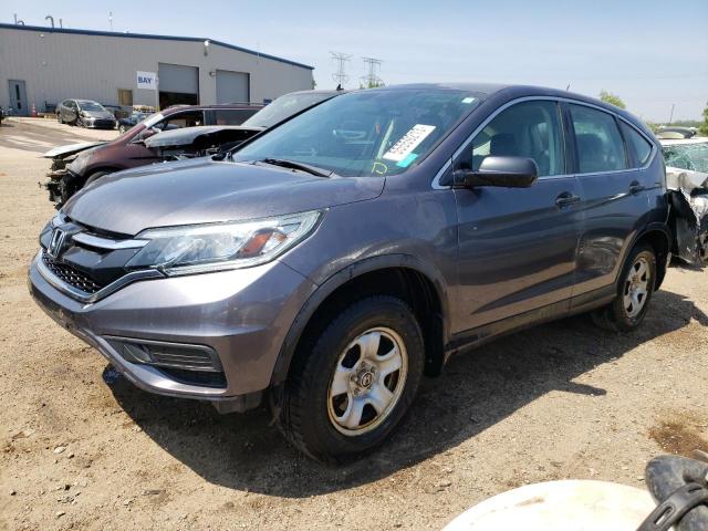 HONDA CR-V LX 2015 with VIN 5J6RM4H37FL017283 - Photo from auction