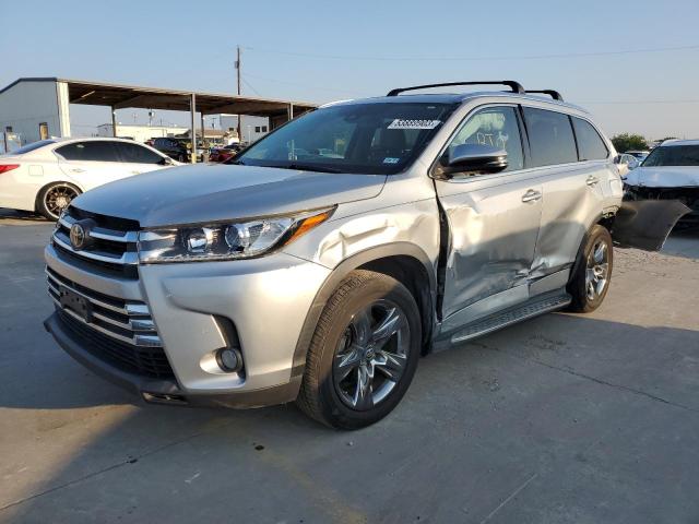 TOYOTA HIGHLANDER 2017 with VIN 5TDYZRFH1HS219925 - Photo from auction