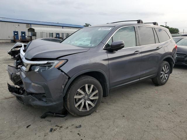 HONDA PILOT EX 2019 with VIN 5FNYF6H3XKB050010 - Photo from auction