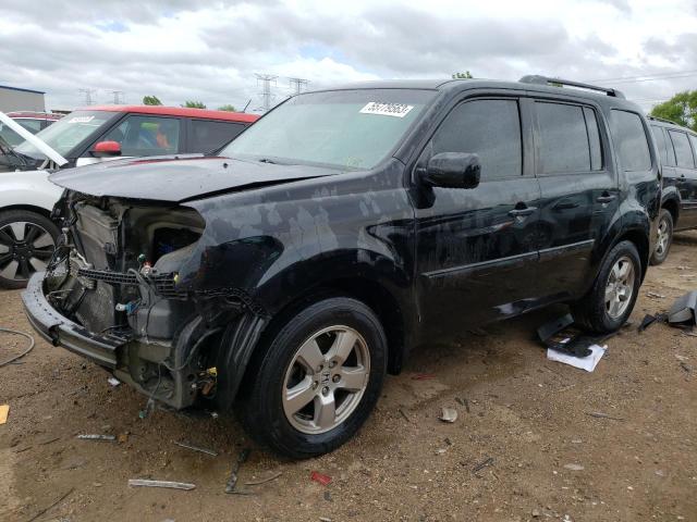 HONDA PILOT EXL 2011 with VIN 5FNYF4H55BB039437 - Photo from auction
