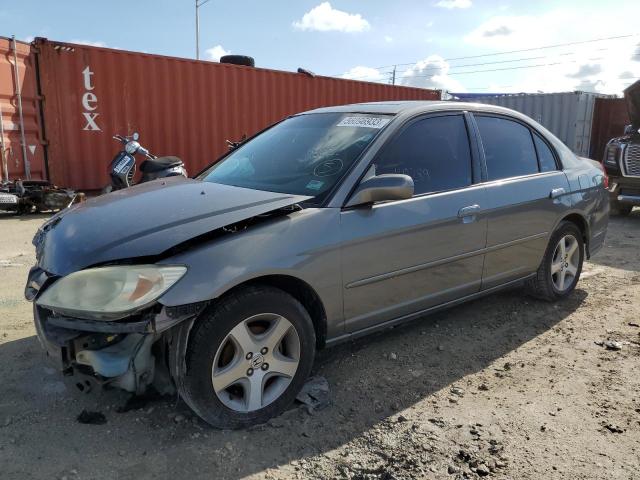 HONDA CIVIC EX 2004 with VIN 2HGES26774H599482 - Photo from auction