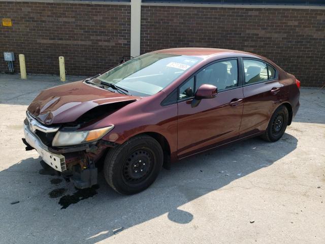 HONDA CIVIC LX 2012 مع رقم تعريف المركبة 19XFB2F55CE078692 - صورة من المزاد