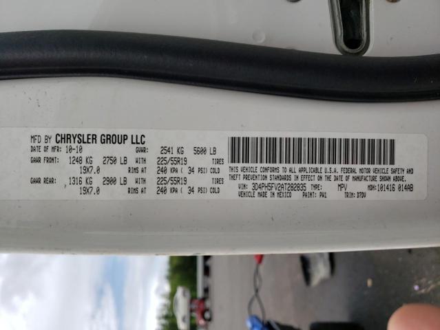 Photo 14 from auction – 2010 DODGE JOURNEY SX with VIN 3D4PH5FV2AT282835