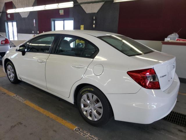 Photo 2 from auction – 2012 HONDA CIVIC LX with VIN 19XFB2F54CE078277