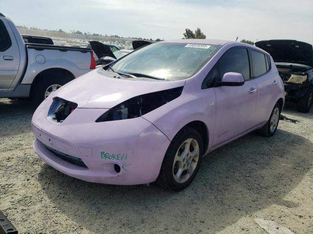 NISSAN LEAF SV 2012 with VIN JN1AZ0CP8CT024460 - Photo from auction