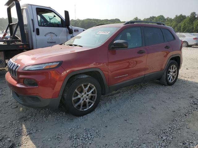 Photo 1 from auction – 2016 JEEP CHEROKEE S with VIN 1C4PJLAB3GW243967