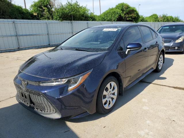 TOYOTA COROLLA LE 2021 with VIN JTDEPMAE7MJ126861 - Photo from auction