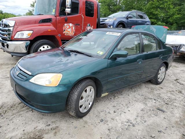 HONDA CIVIC 2002 with VIN 2HGES26822H543892 - Photo from auction