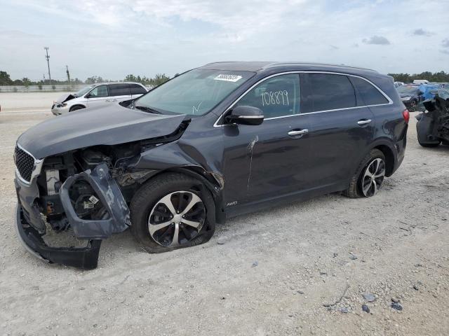 KIA SORENTO EX 2017 with VIN 5XYPHDA17HG252582 - Photo from auction