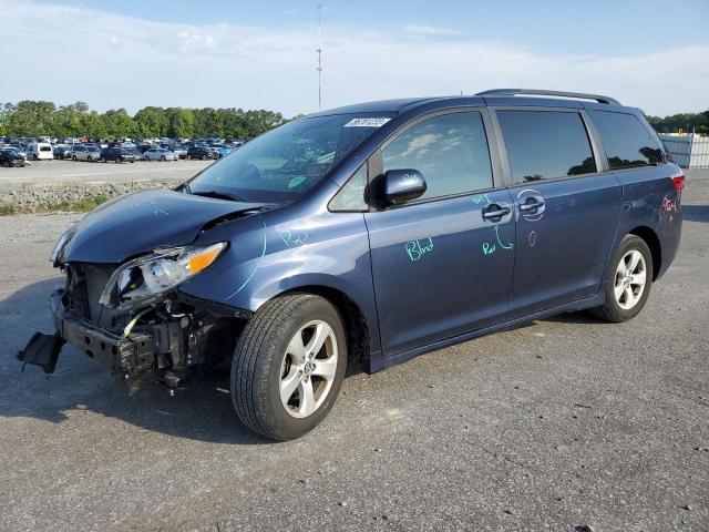 TOYOTA SIENNA LE 2019 with VIN 5TDKZ3DC9KS001099 - Photo from auction