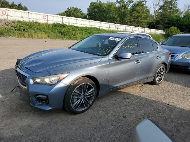 INFINITI Q50 BASE 2014 with VIN JN1BV7ARXEM683148 - Photo from auction