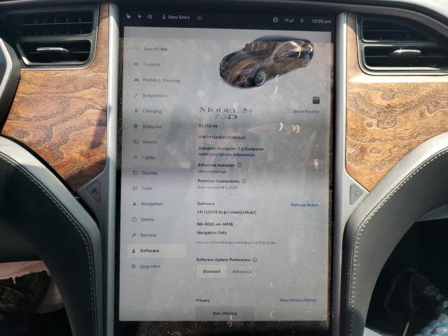 Photo 9 from auction – 2018 TESLA MODEL S with VIN 5YJSA1E24JF295533