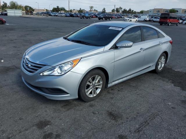 HYUNDAI SONATA GLS 2014 with VIN 5NPEB4AC7EH891348 - Photo from auction