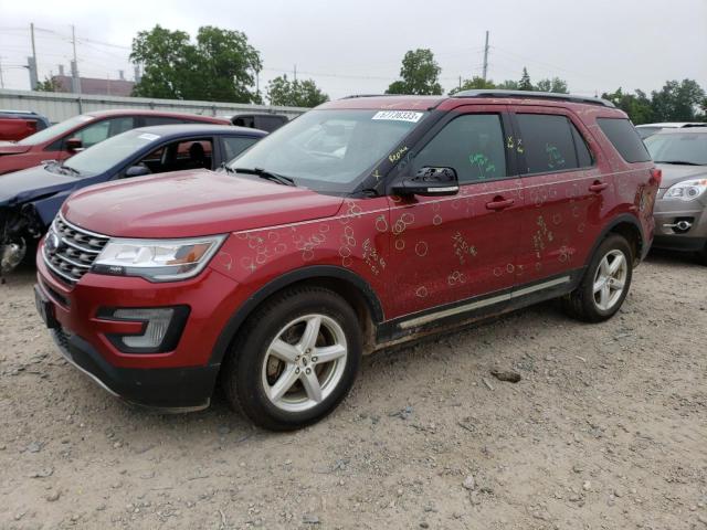 FORD EXPLORER X 2017 with VIN 1FM5K8D81HGE21853 - Photo from auction