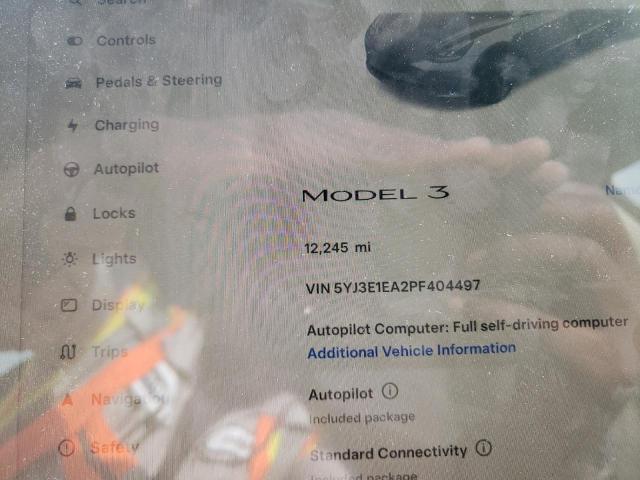 Photo 9 from auction – 2023 TESLA MODEL 3 with VIN 5YJ3E1EA2PF404497